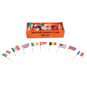 TOOTHPICK FLAGS-ASSORTED COUNTRIES