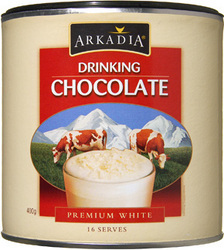 ARKADIA WHITE DRINKING CHOCOLATE 400gm